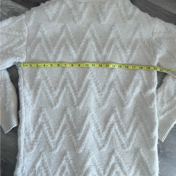 Anthropology Flat White Sweater Coat - Picture 4 of 4